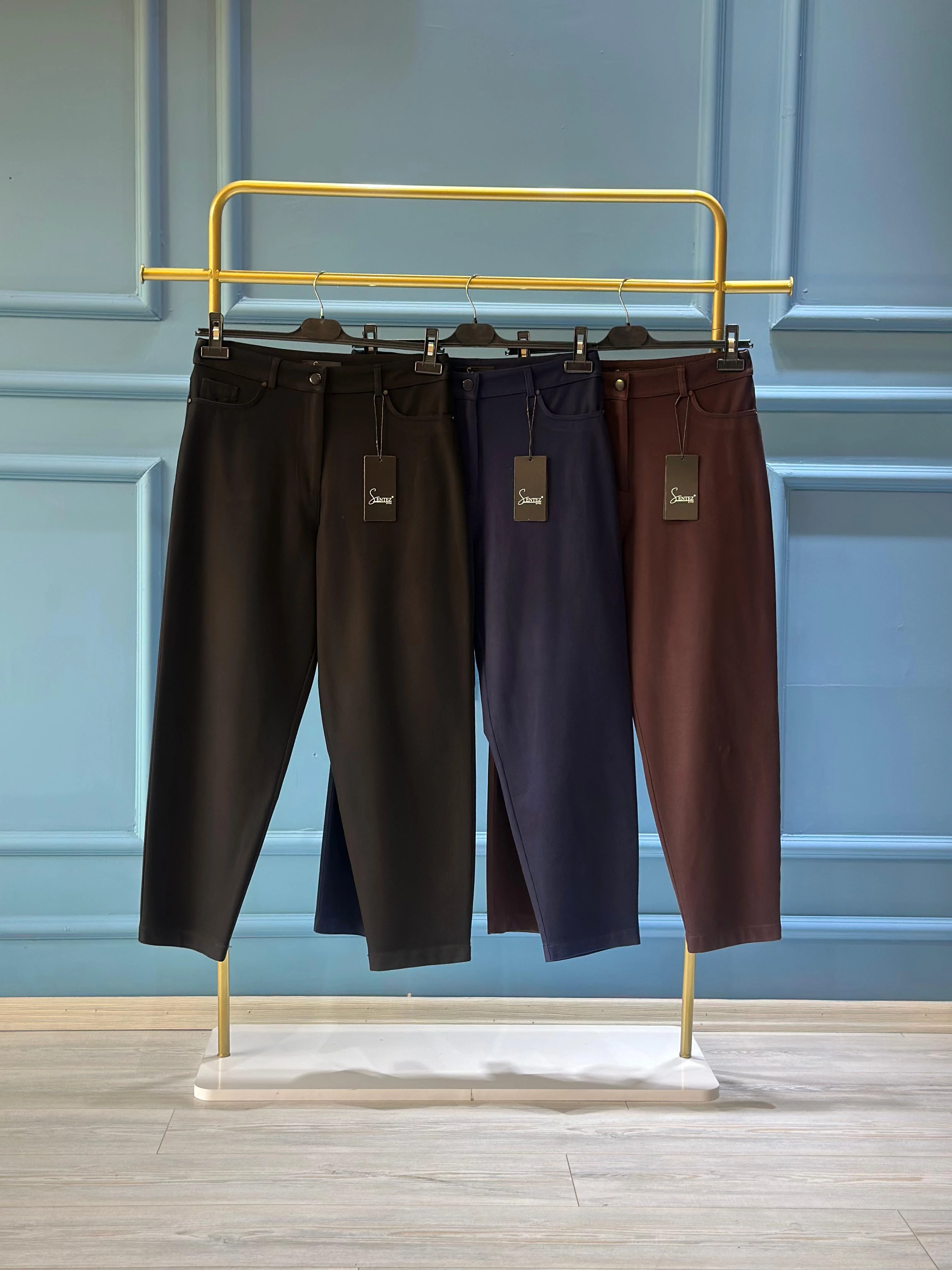 SENTEZ 5620 HAVUÇ PAÇA KANVAS PANTOLON - SİYAH