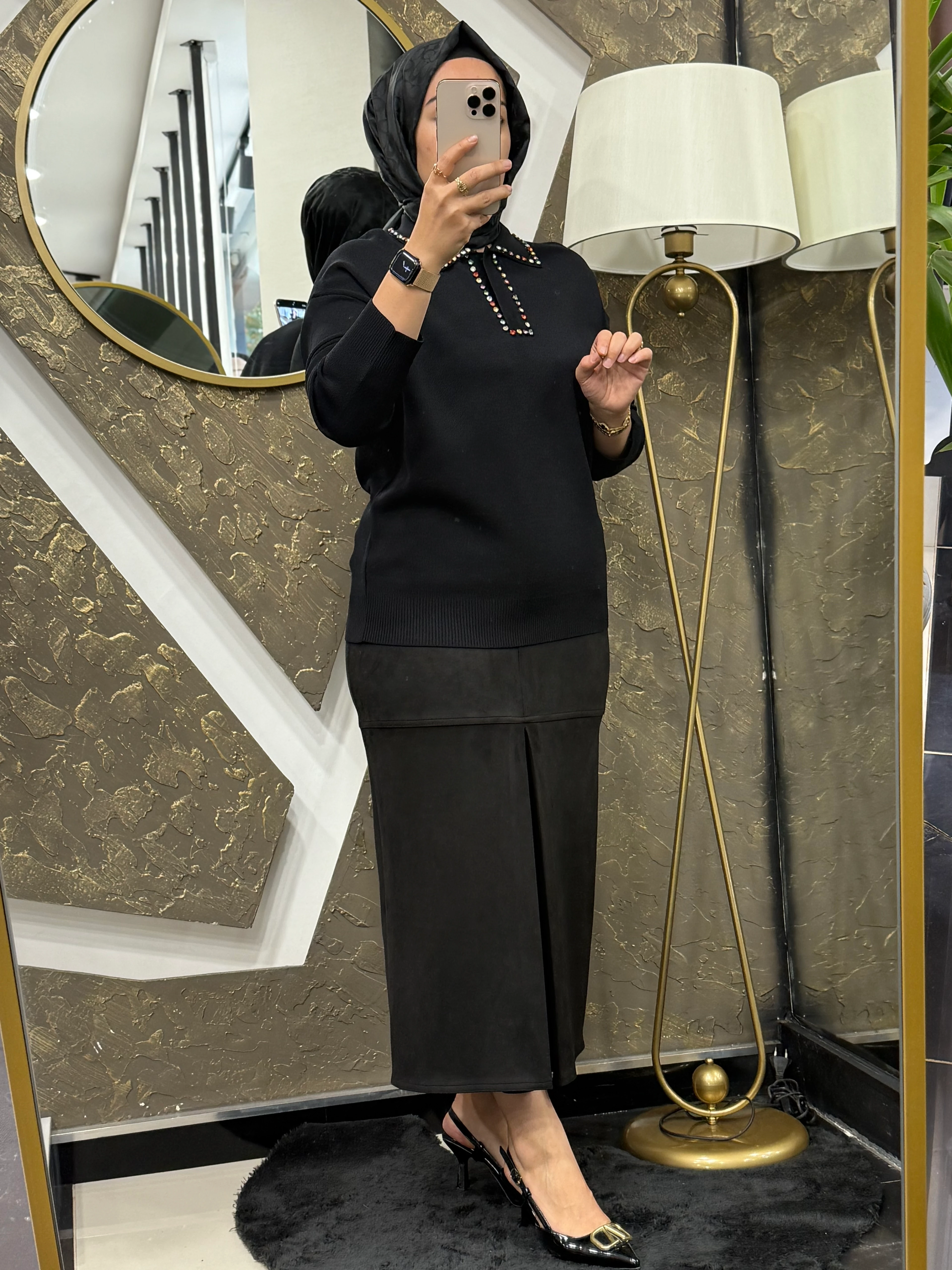 GHİSA 4144 KAZAK  - SİYAH