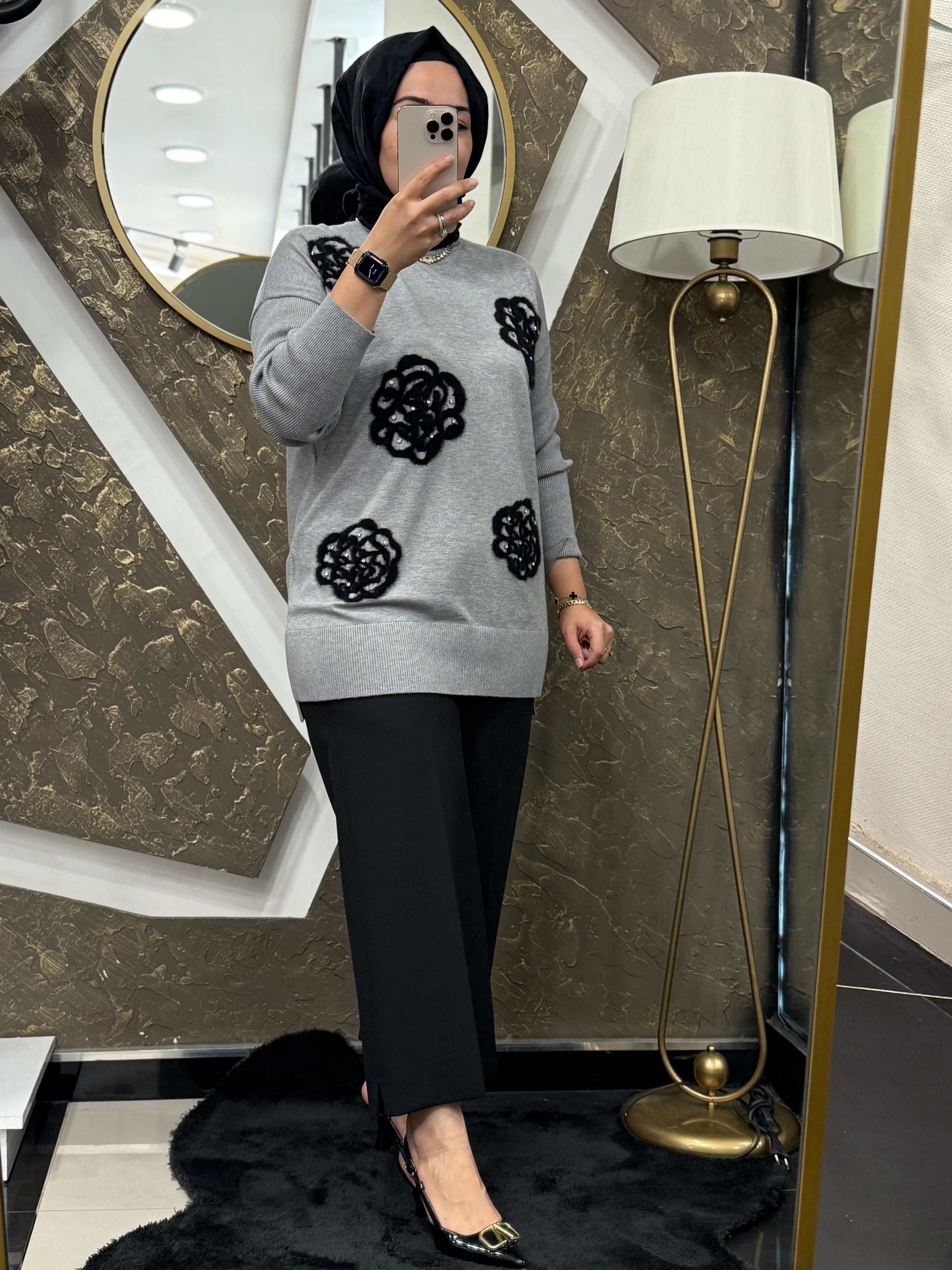 GHİSA 4862 İŞLEMELİ TUNİK