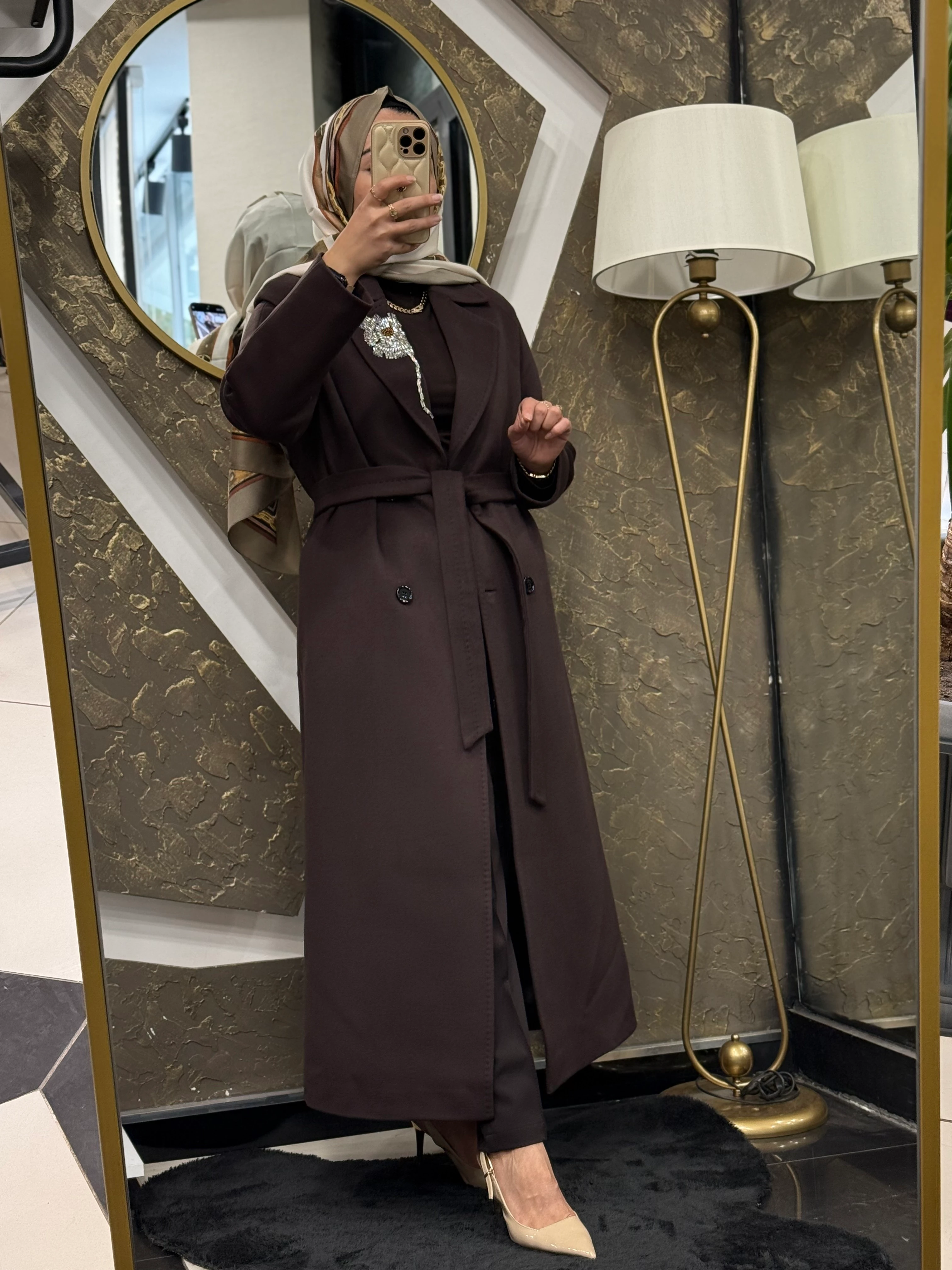 MİSSEMRAMİS KAŞE KABAN 5018  - KAHVE