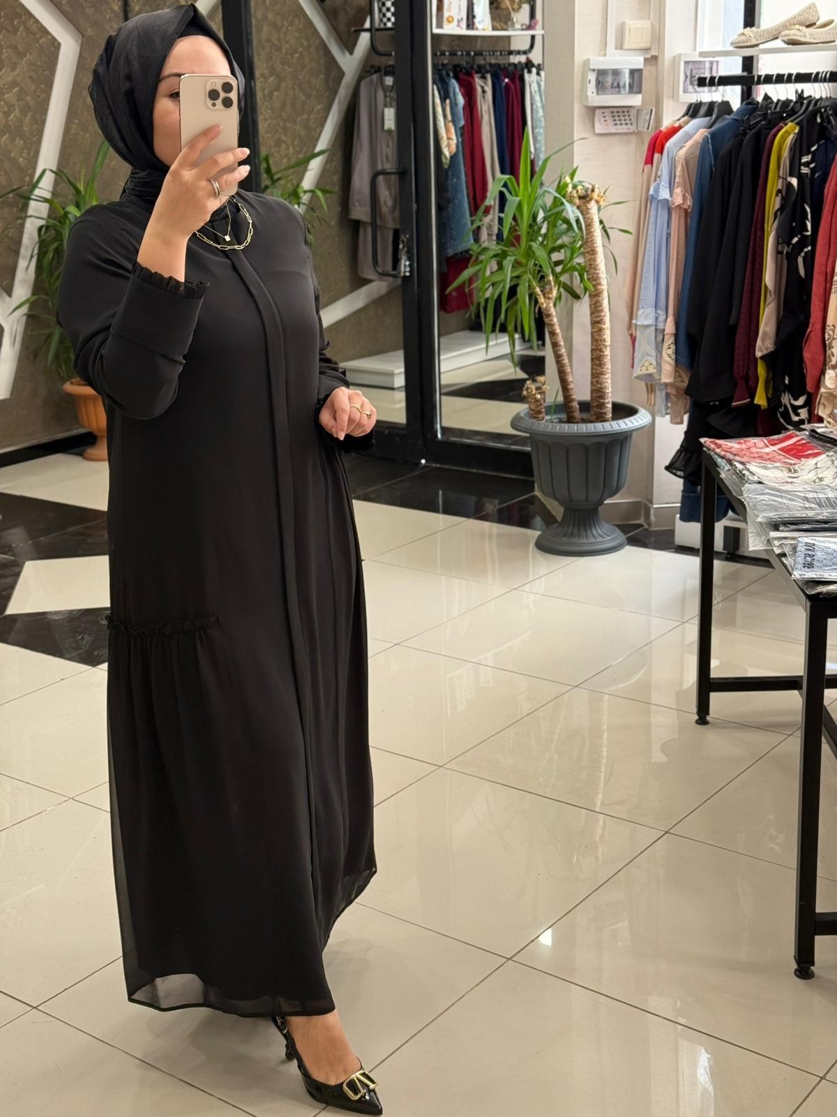 Qeffa Bel Detaylı Ferace
