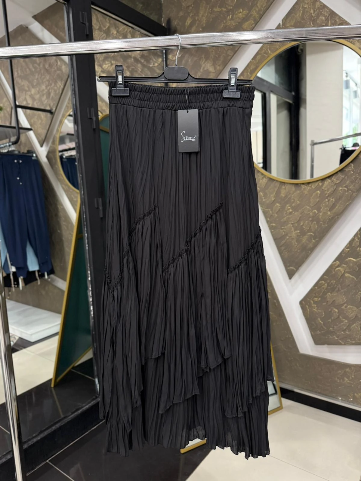 SENTEZ 5475 VİOLA PARÇALI KIRIŞTIRMA ETEK