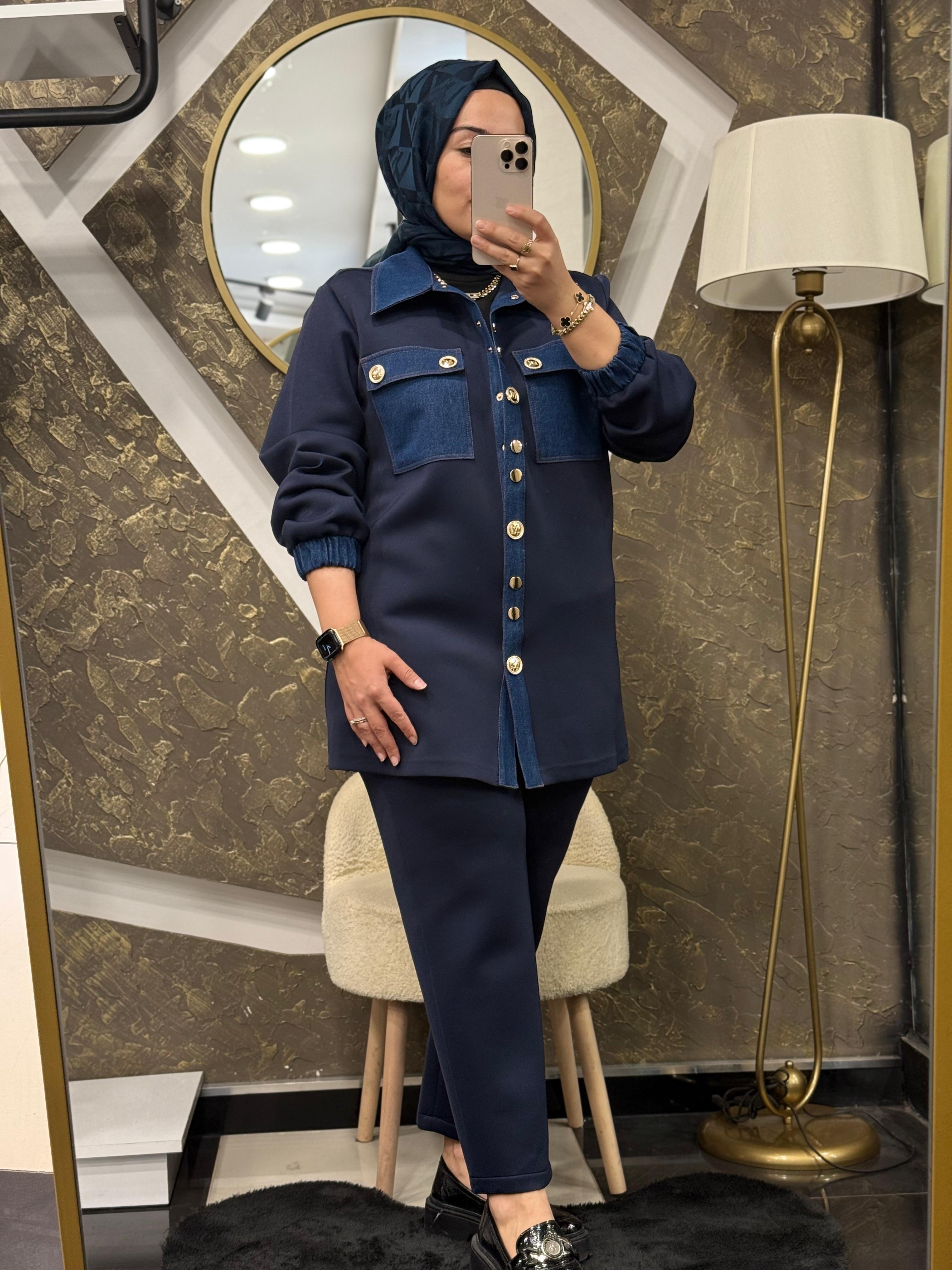 MİSSEMRAMİSS 5053 OLVERA DENİM GARNİ TAKIM