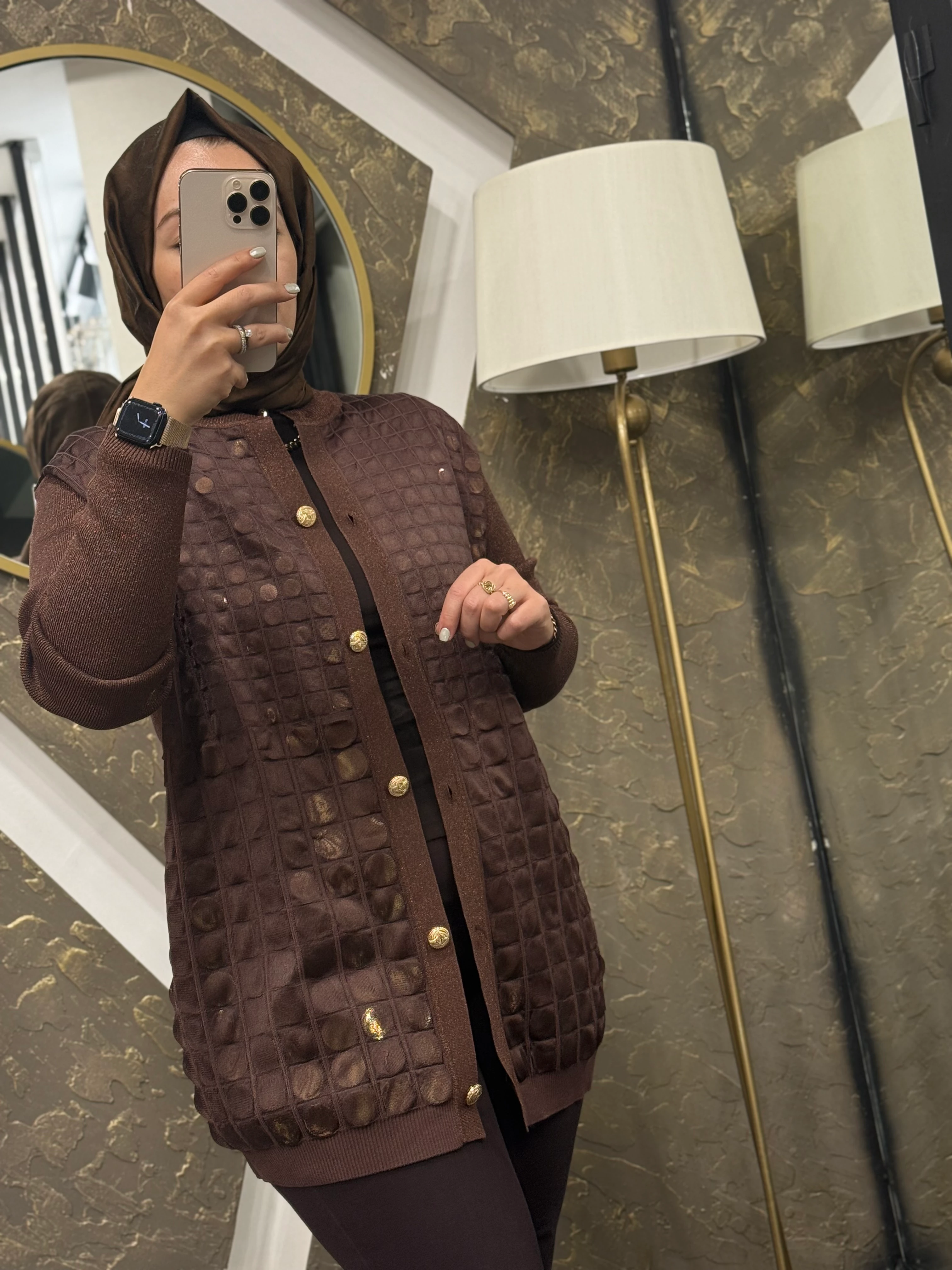 GHİSA 3027 PUL DETAYLI TRİKO CEKET