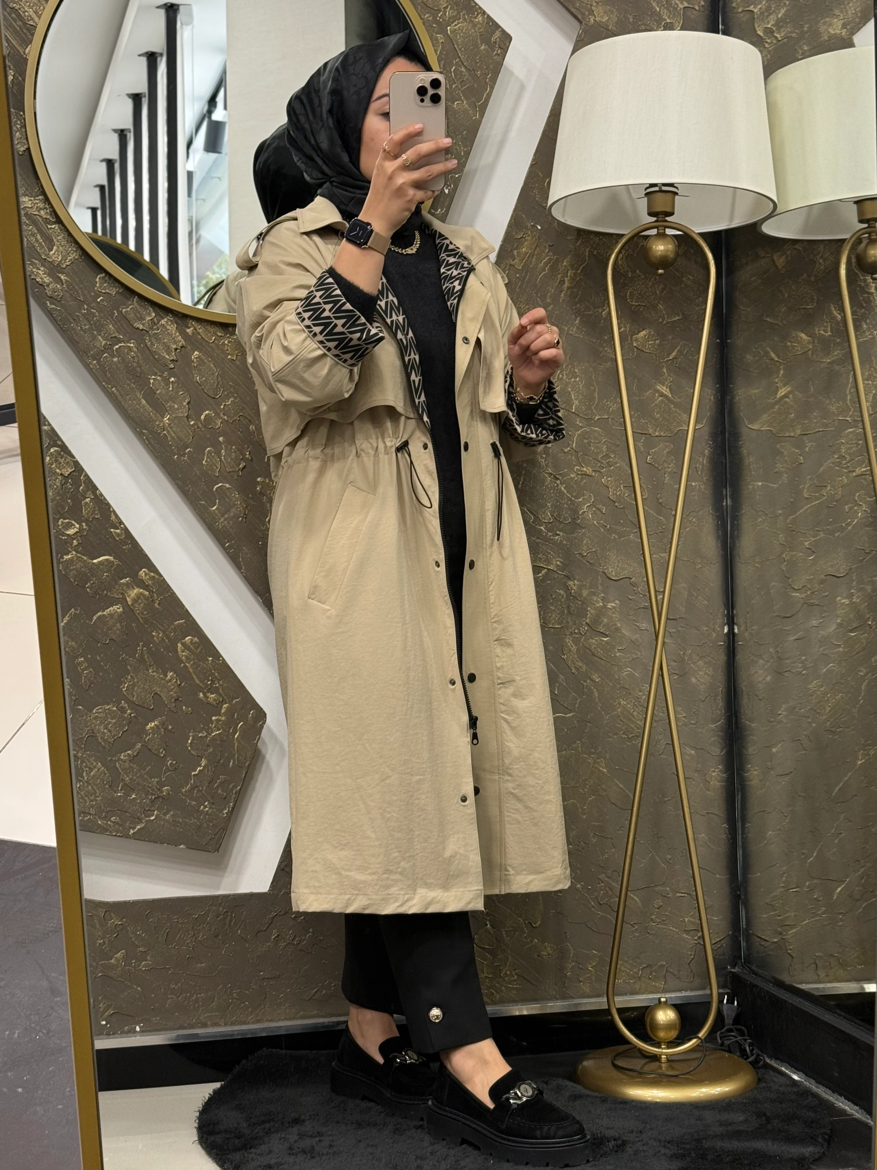 NUSS 6033 TRENÇKOT KAP - CAMEL