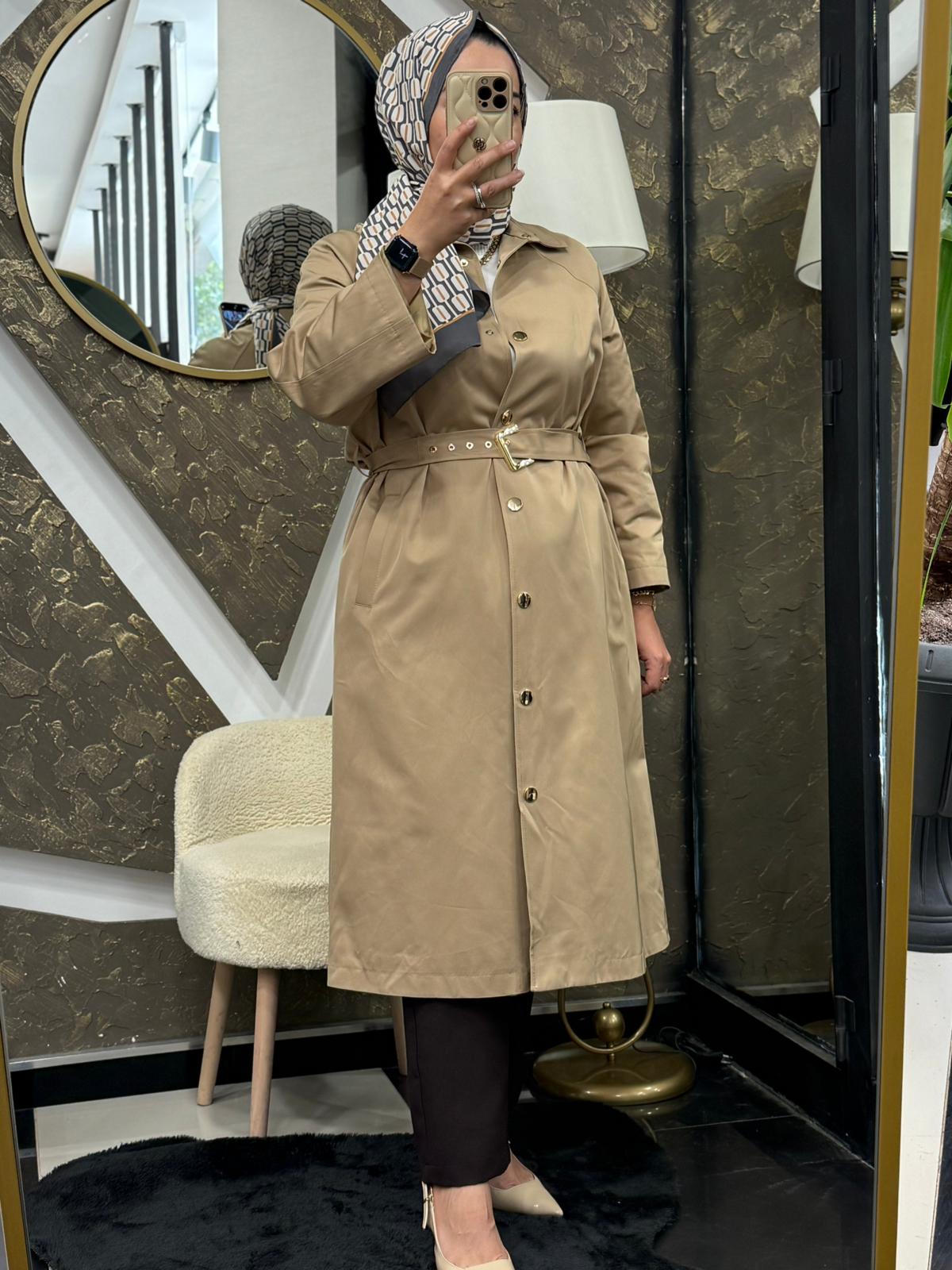 GHİSA 2687 TRENÇ - BEJ