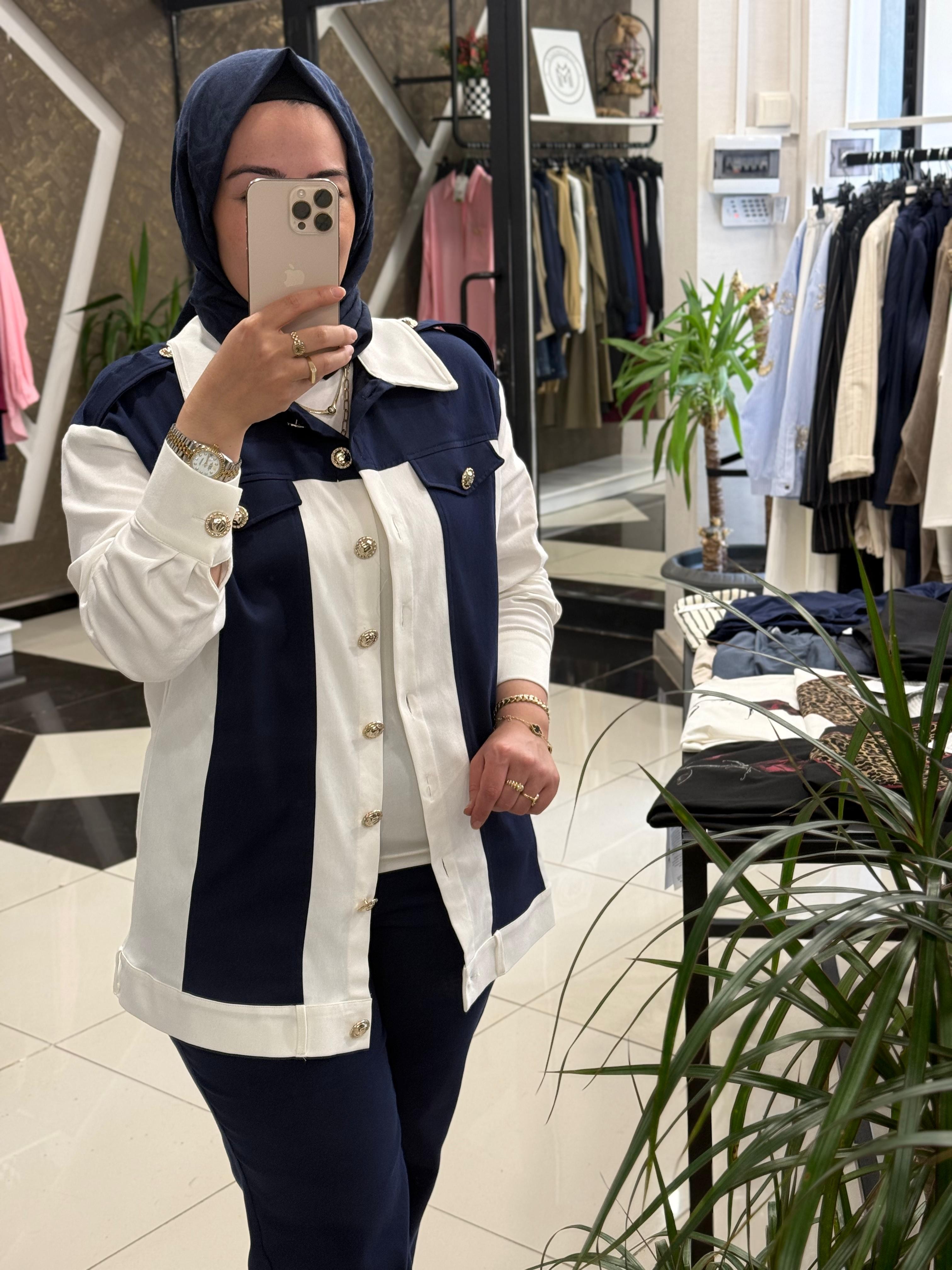 LACİVERT BEYAZ