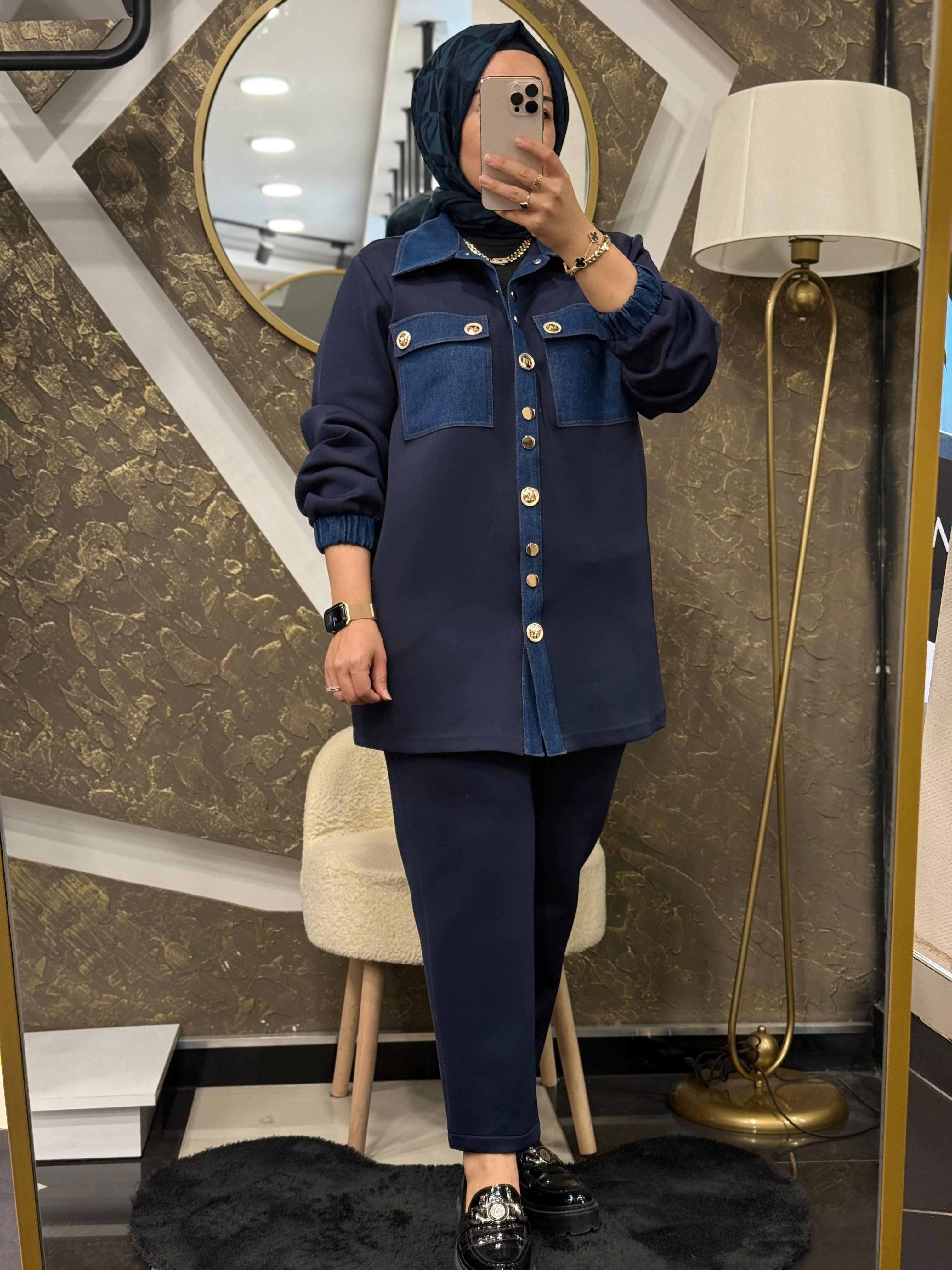 MİSSEMRAMİSS 5053 OLVERA DENİM GARNİ TAKIM