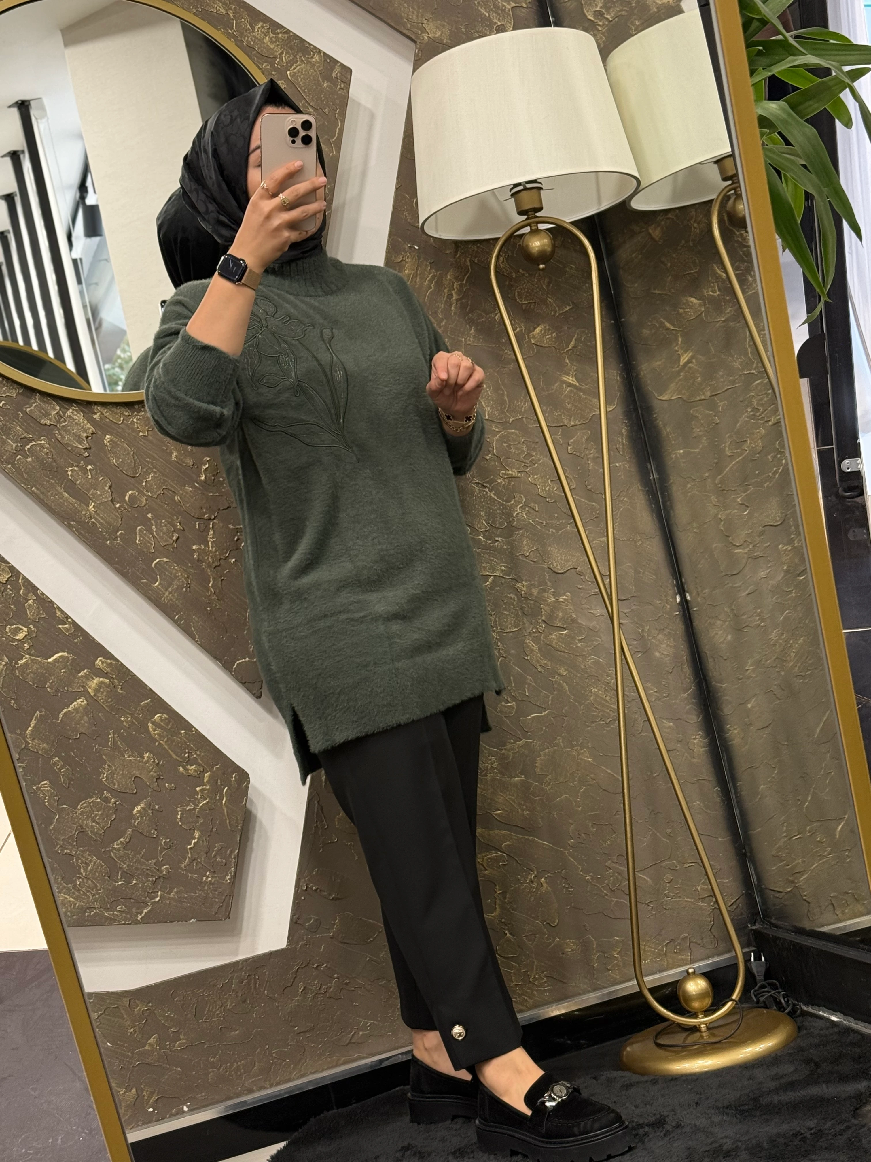 NUSS 7004 ANGORA KAZAK  - YEŞİL