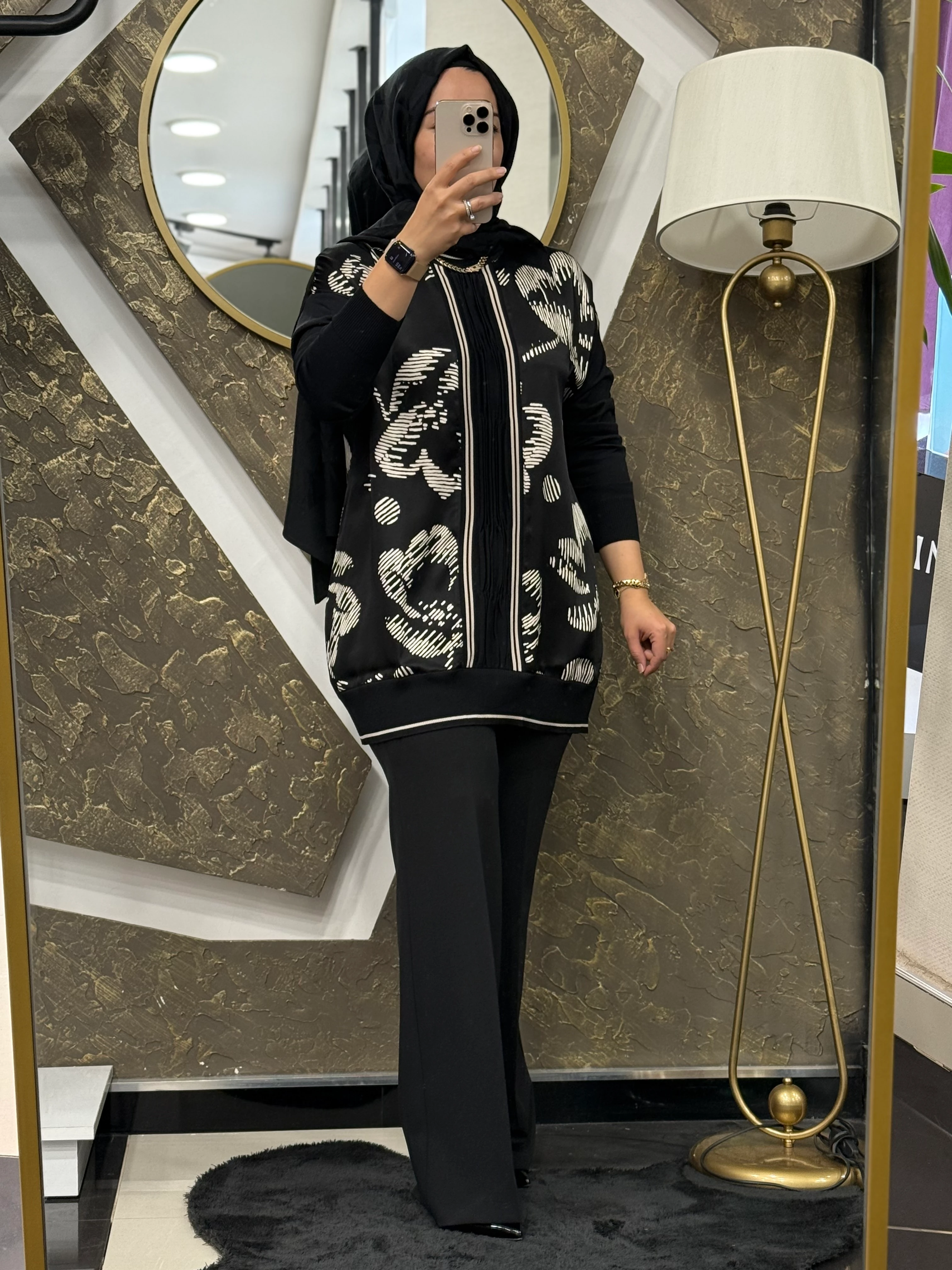 GHİSA 4148 TUNİK - SİYAH