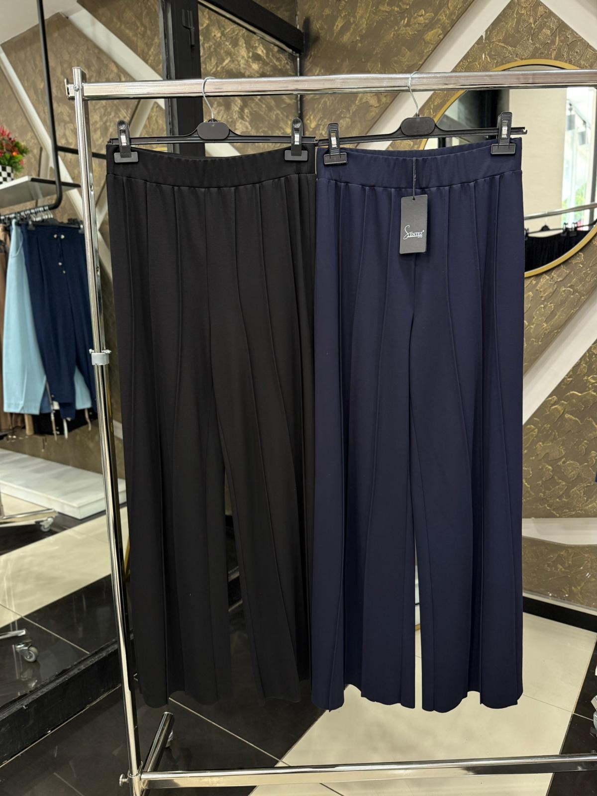 SENTEZ 5612 LİORA GENİŞ PAÇAÖRME PANTOLON