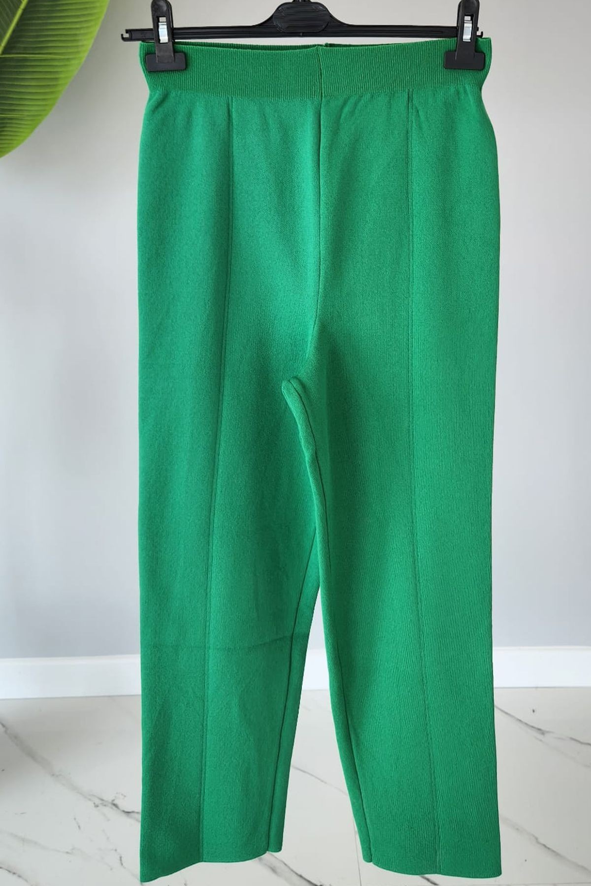 Elegante Pamuklu Triko Pantalon 4159 Benetton