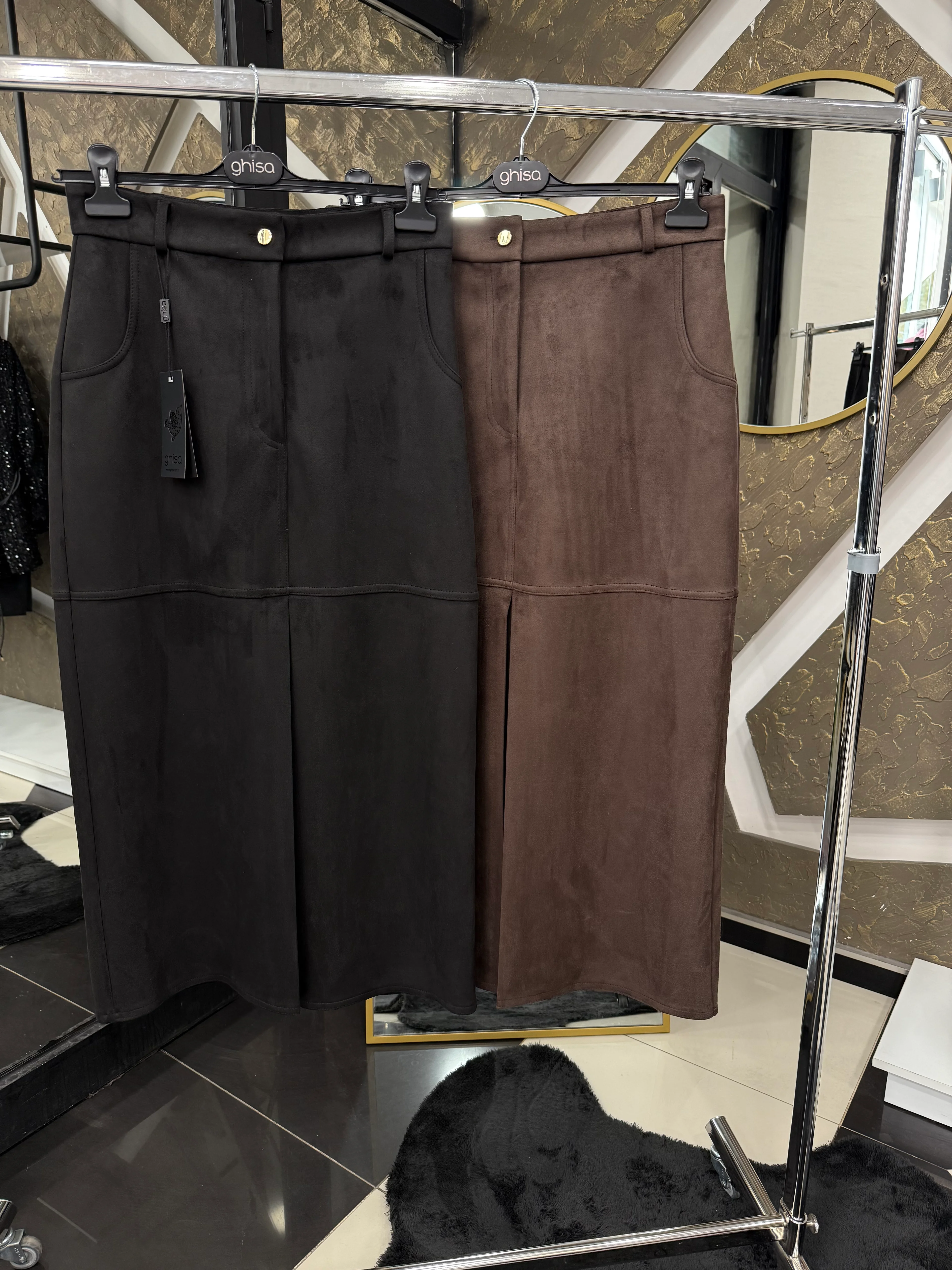 GHİSA SÜET ETEK 5381