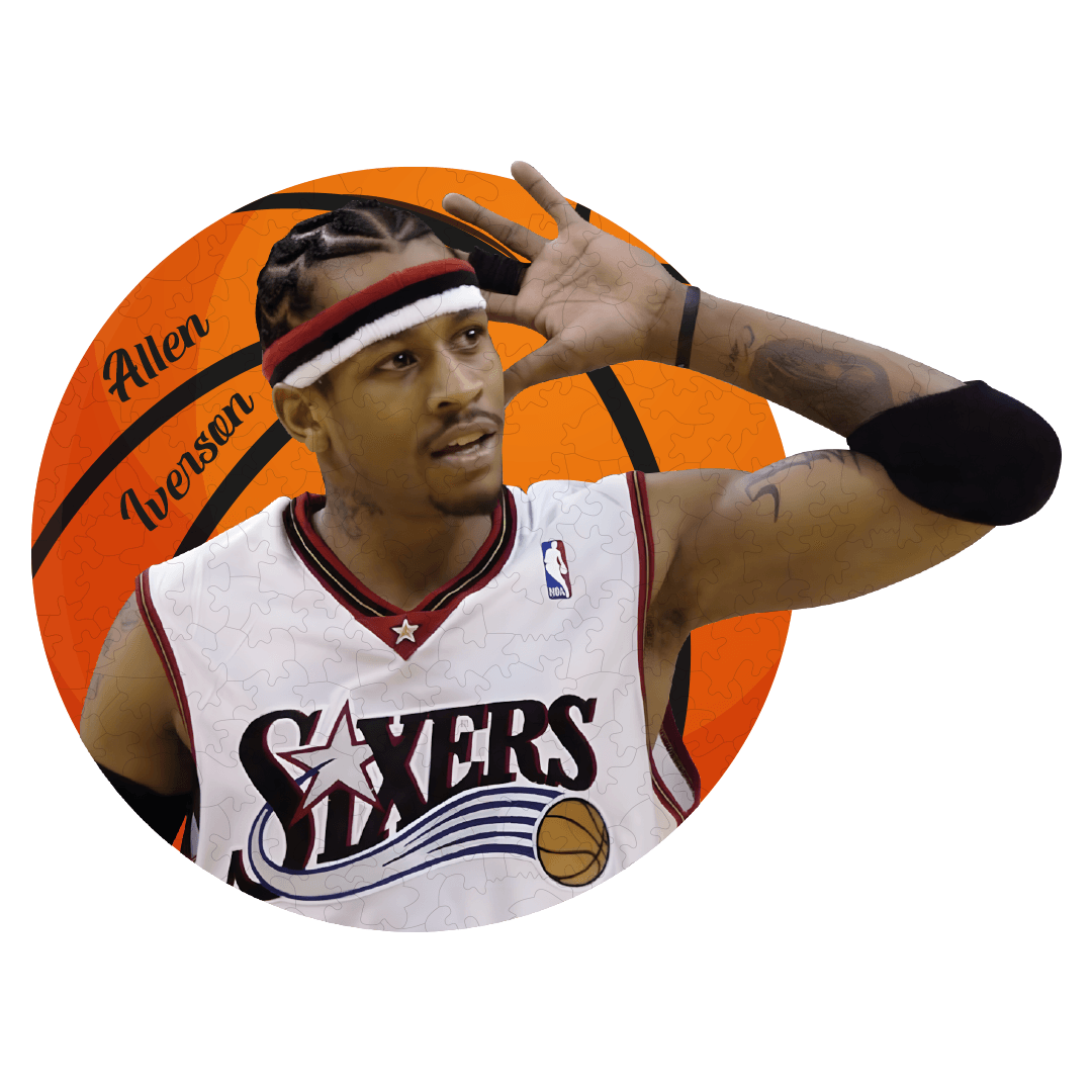 Allen Iverson - 300 Parça - Ahşap Puzzle