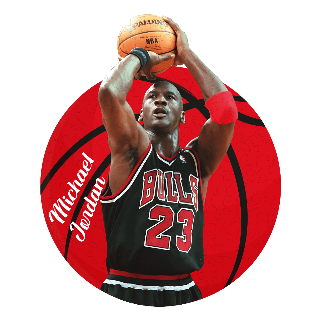 Michael Jordan - 300 Parça - Ahşap Puzzle
