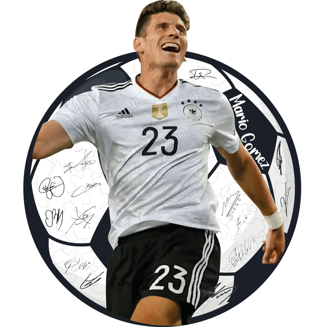 Mario Gomez- 300 Parça - Ahşap Puzzle