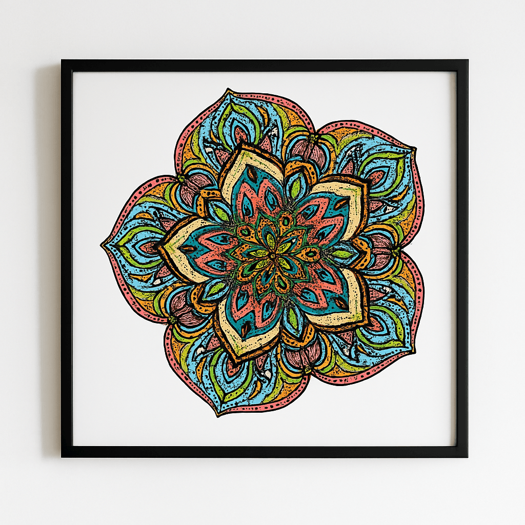 Mandala - Yaklaşık 300 Parça - Ahşap Puzzle