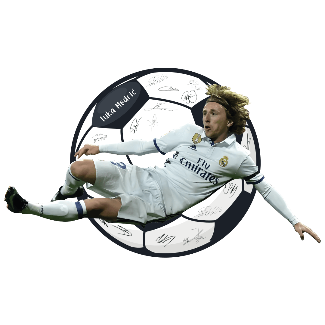 Luka Modrić - 300 Parça - Ahşap Puzzle