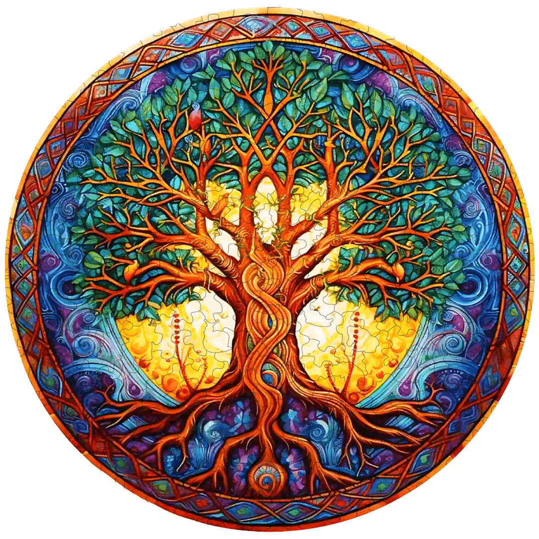 Hayat Ağacı V5 - 300 Parça - Ahşap Puzzle