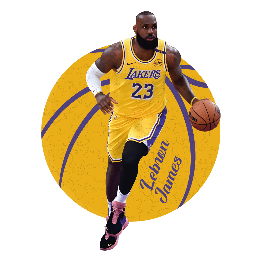 Lebron James - 300 Parça - Ahşap Puzzle