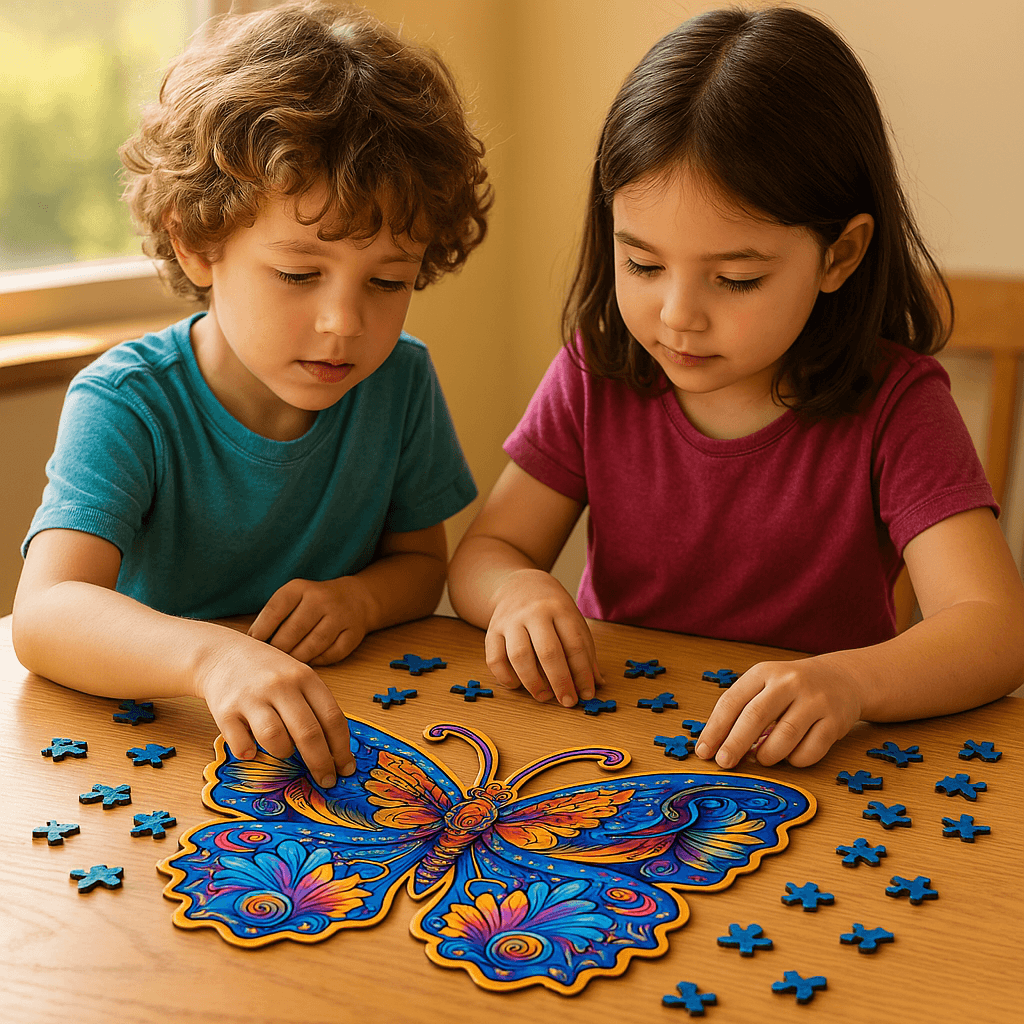 Galaksi Kelebeği - Yaklaşık 300 Parça - Ahşap Puzzle