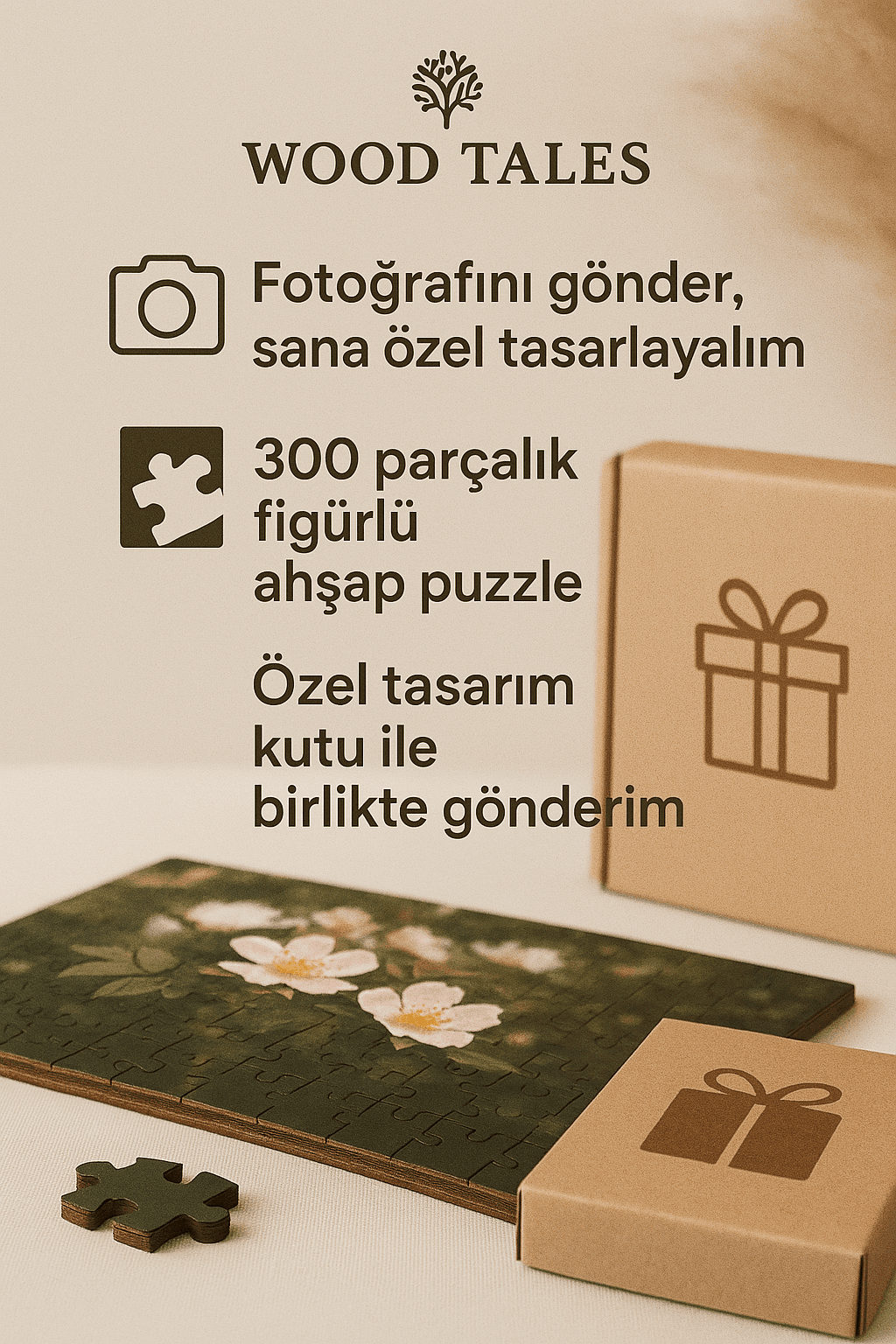 Kişiselleştirilmiş Puzzle/Kişiye Özel Ahşap Puzzle/Kişiye Özel Puzzle