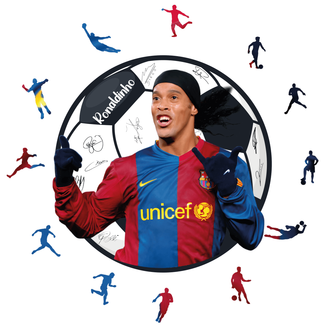 Ronaldinho- 300 Parça - Ahşap Puzzle