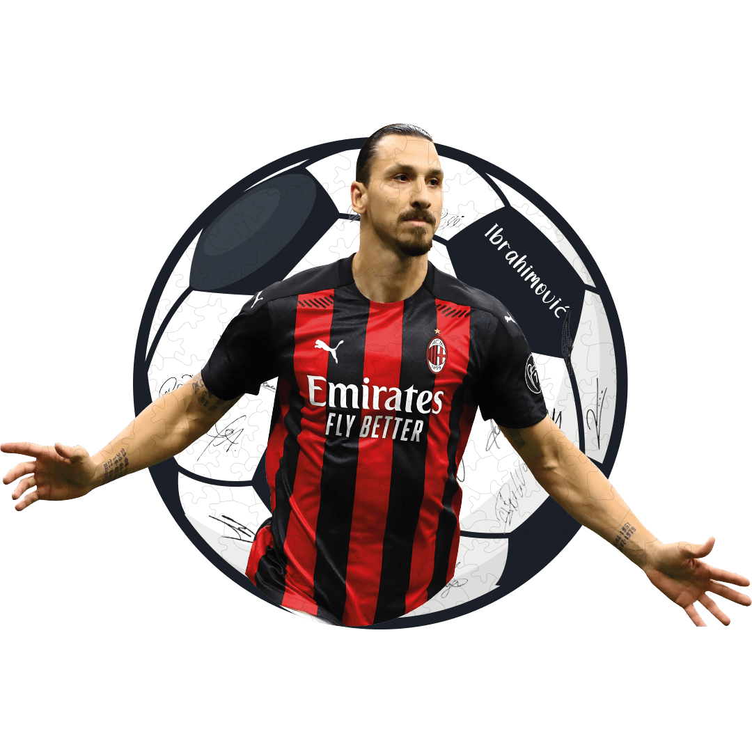 Zlatan Ibrahimovic - 300 Parça - Ahşap Puzzle