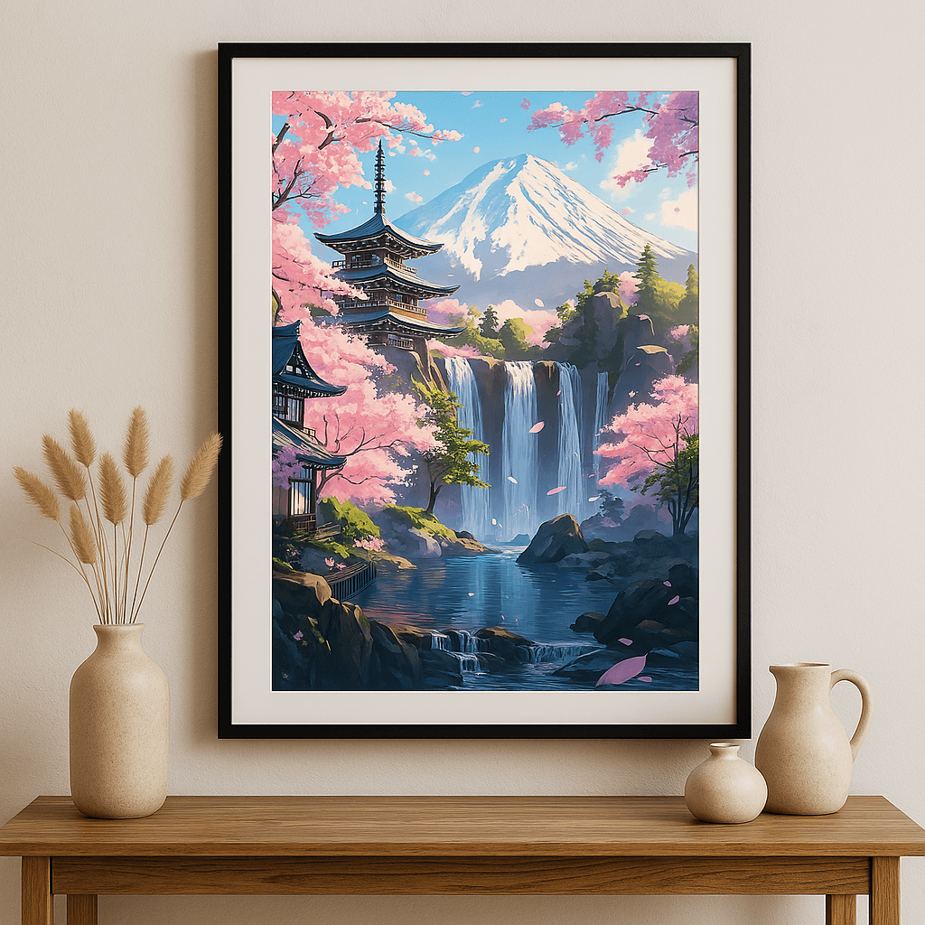 Sakura Düşleri  Zen Bahçesi - Yaklaşık 300 Parça - Ahşap Puzzle