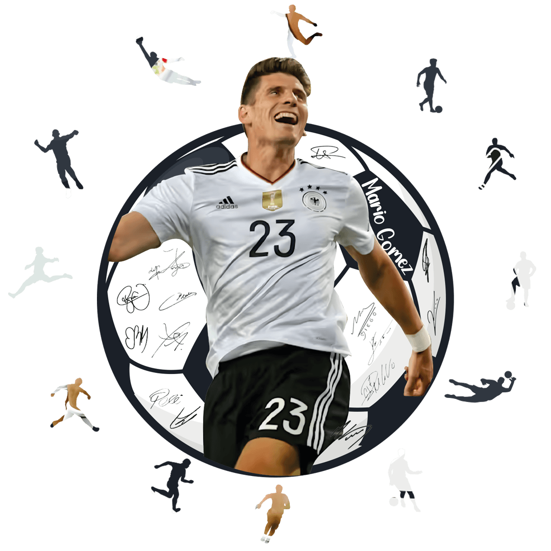 Mario Gomez- 300 Parça - Ahşap Puzzle