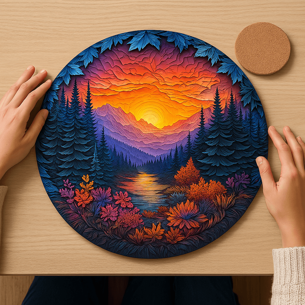 Günün Son Gülüşü - Yaklaşık 300 Parça - Ahşap Puzzle