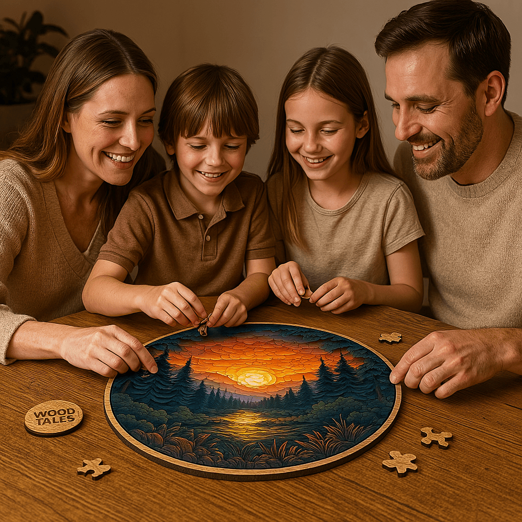 Günün Son Gülüşü - Yaklaşık 300 Parça - Ahşap Puzzle