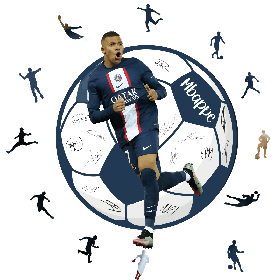 Kylian Mbappé  - 300 Parça - Ahşap Puzzle