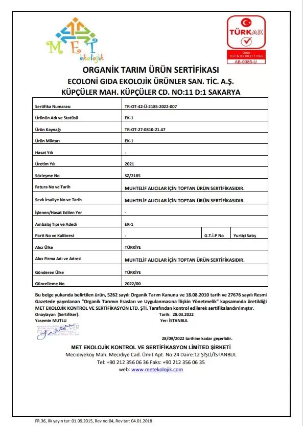 OG Organik Karışık Sebzeli Bakliyat Unlu Dirsek Makarna 200 GR +7 Ay