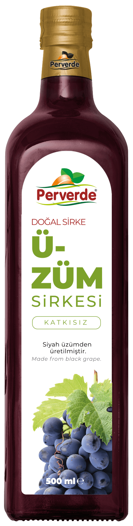 Perverde Doğal Üzüm Sirkesi 500 Ml