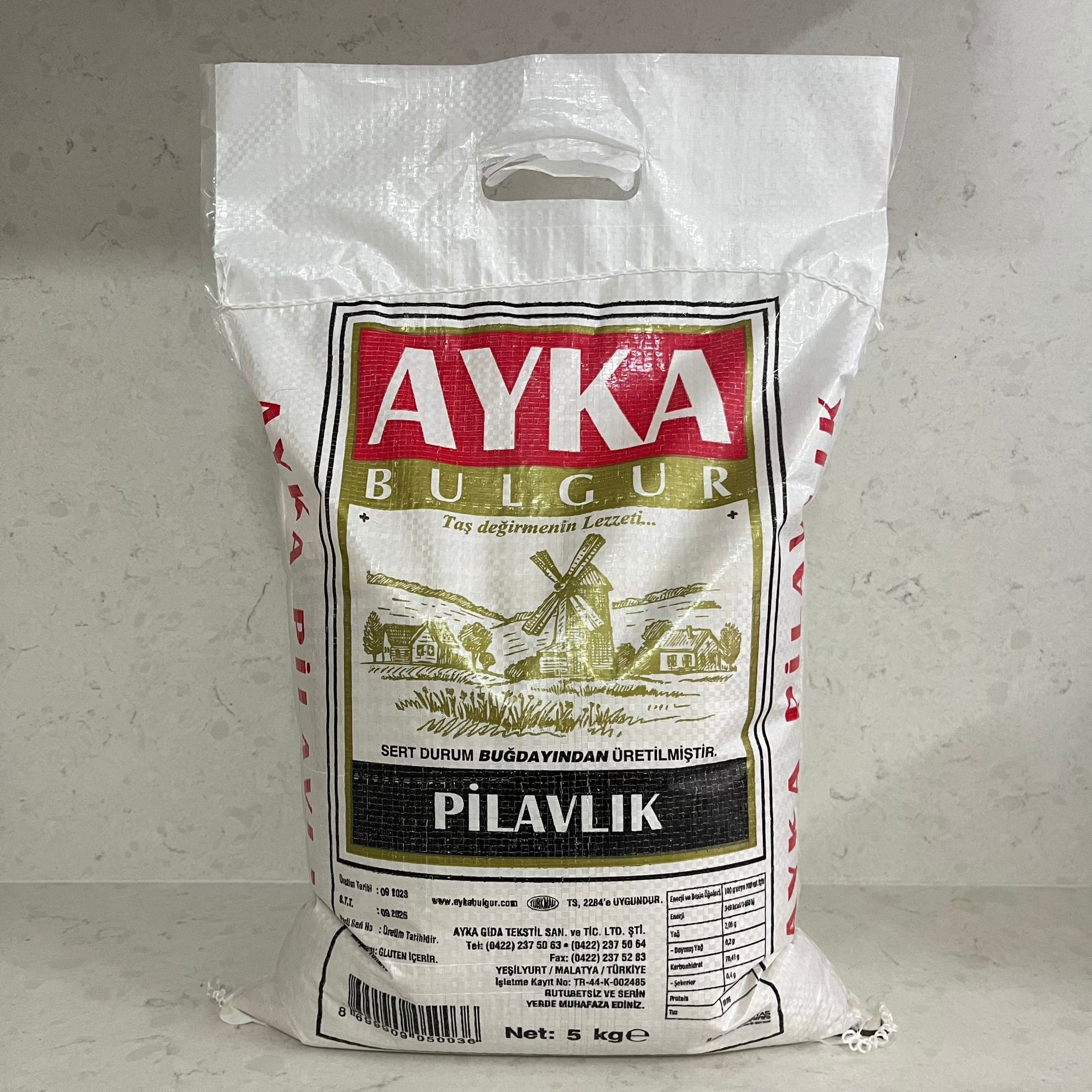 Ayka Ekstra Pilavlık Bulgur 5 Kg Malatya Bulguru