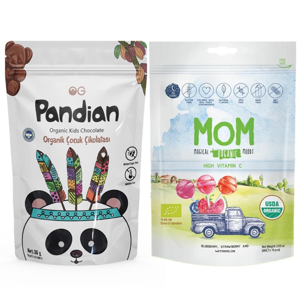 OG Organik Pandian Çikolata ve Organik Lolipop