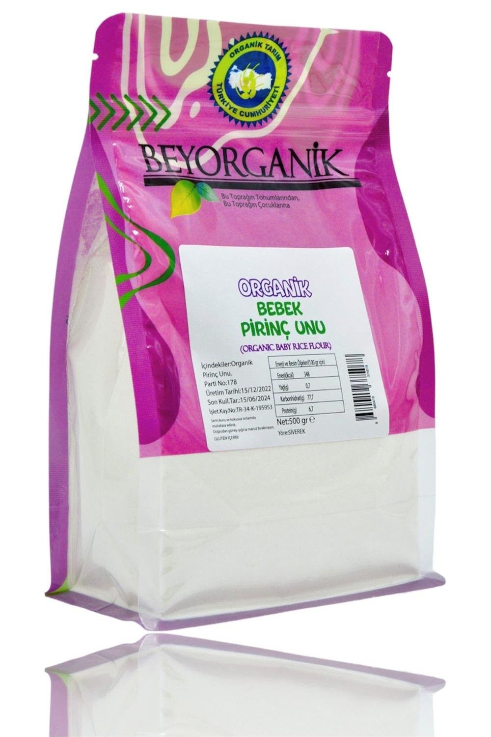 Beyorganik Organik Pirinç Unu 500 gr 