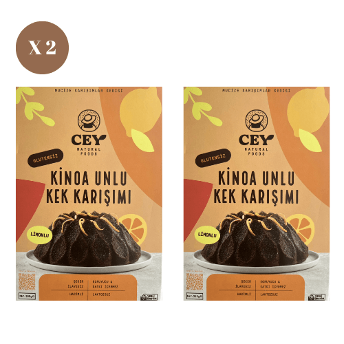 Cey Natural Foods 2'Li Limonlu Kek Karışımı 265 gr