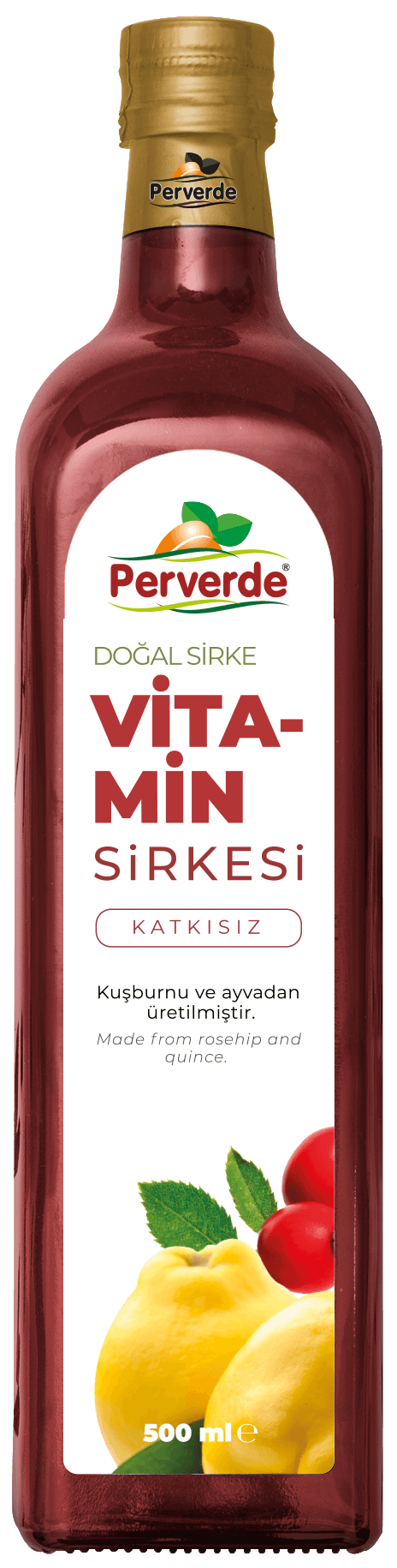 Perverde Doğal Vitamin Sirkesi 500 Ml