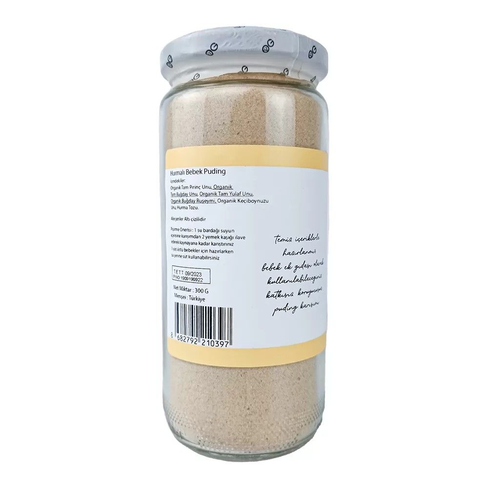 OG Hurmalı Bebek Pudingi 300 Gr +7 Ay