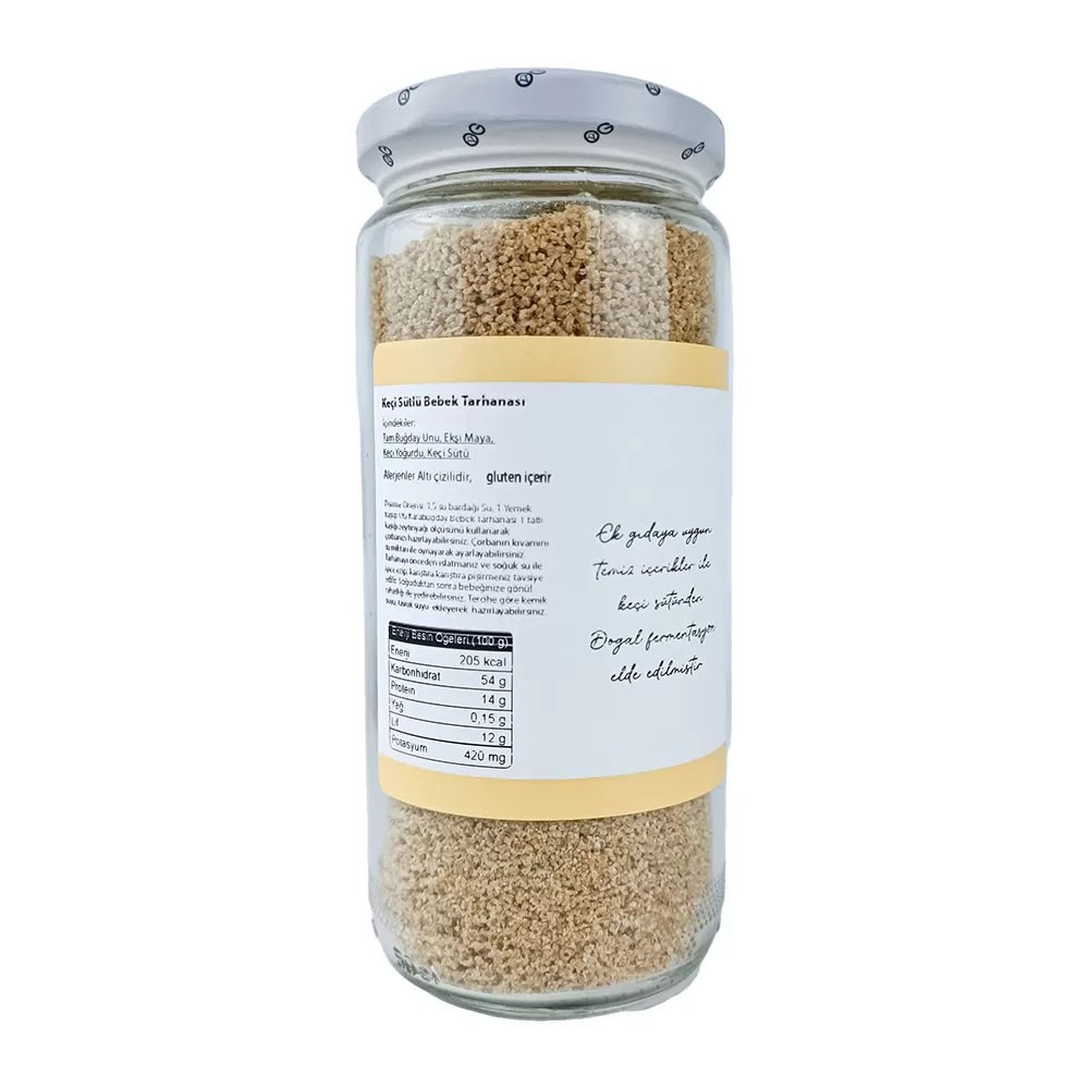 OG Keçi Sütlü Bebek Tarhanası 300 Gr +6 Ay