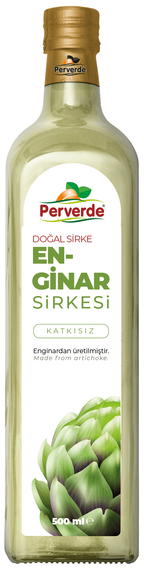 Perverde Doğal Enginar Sirkesi 500 Ml