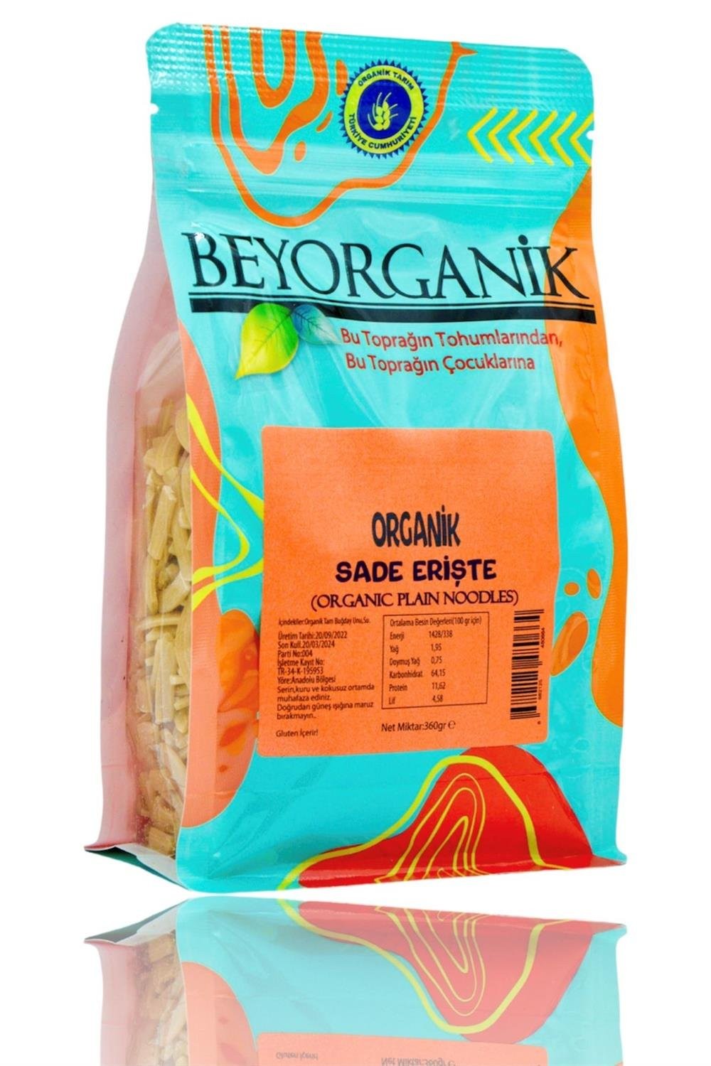 Beyorganik Organik Erişte 360 gr