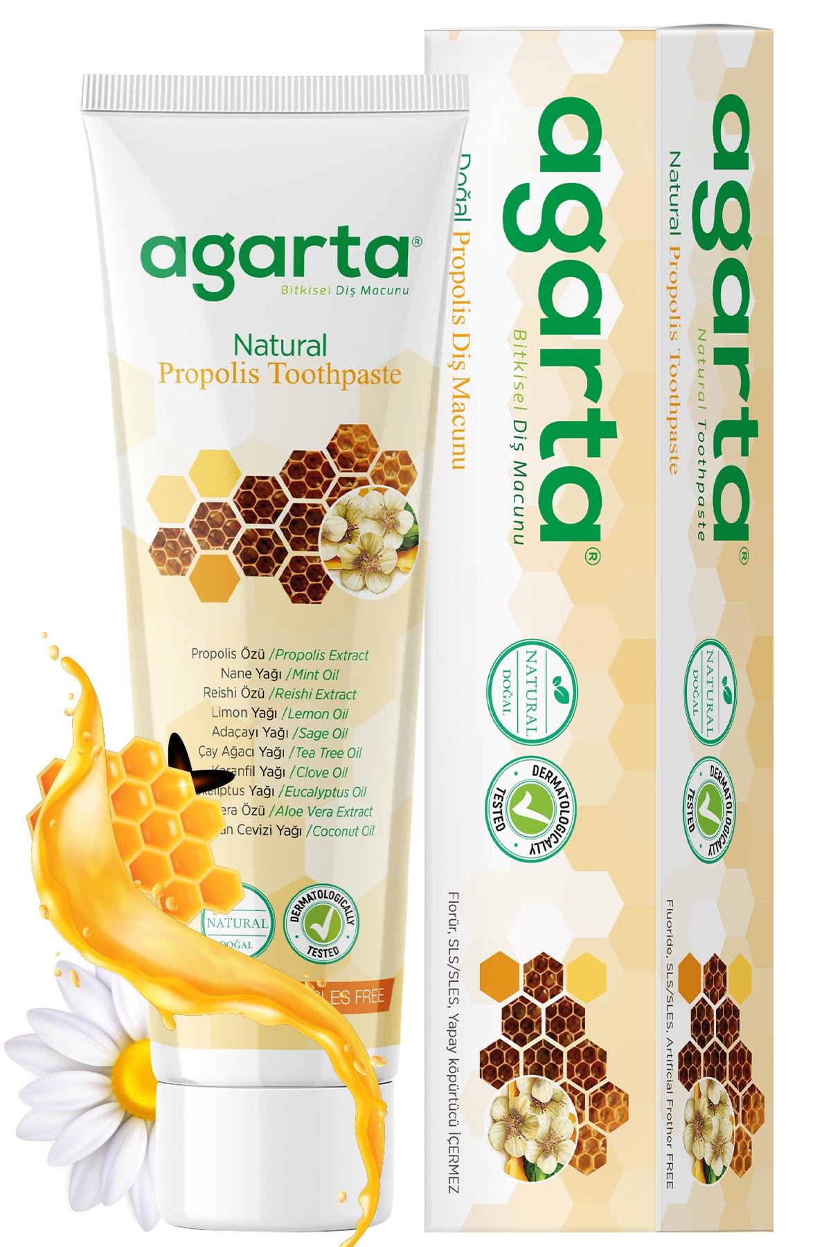 Agarta Doğal Propolis Diş Macunu 100 ml/130 Gr