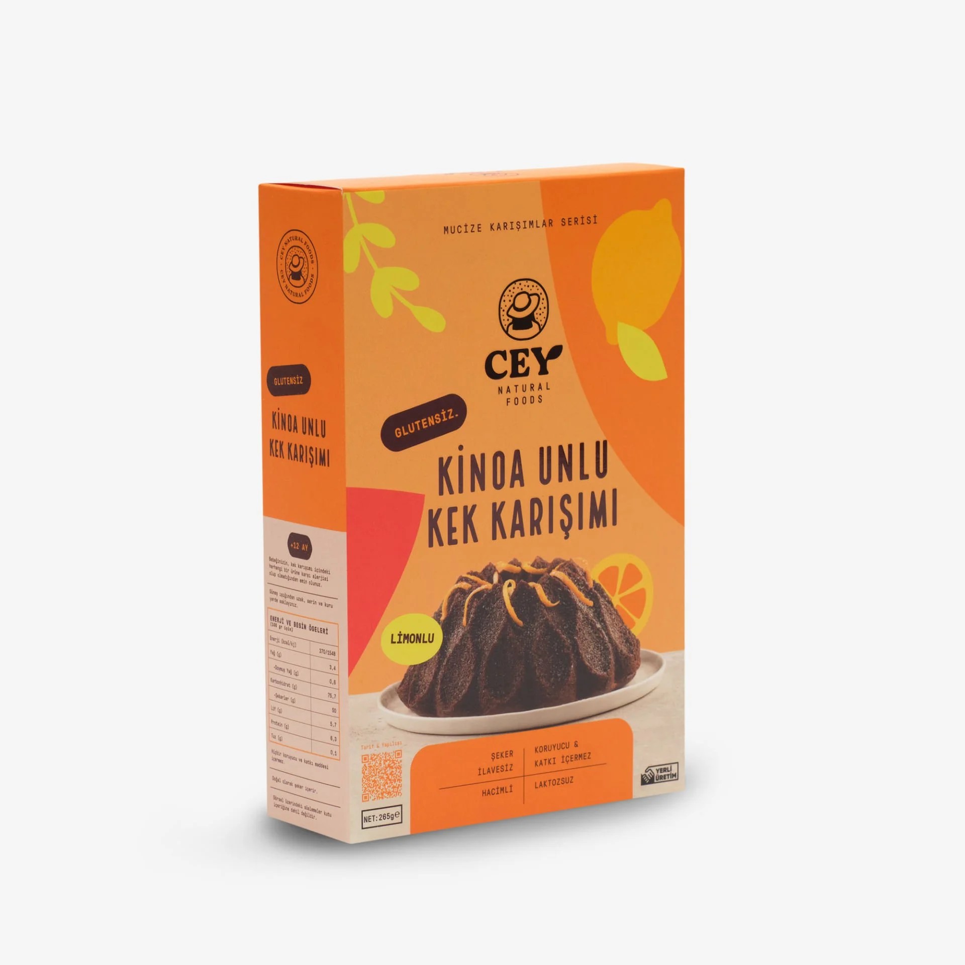 Cey Natural Foods Limonlu Kek Karışımı 265 gr