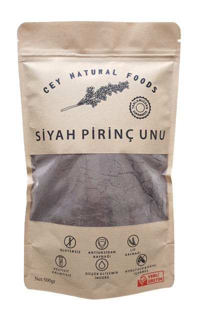 Cey Natural Foods Siyah Pirinç Unu 500 gr