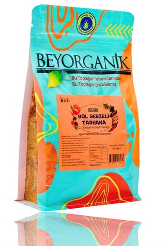 Beyorganik Organik Bol Sebzeli Tarhana ( 13 Sebzeli ) Ekstra Protenli 200 gr +6 Ay