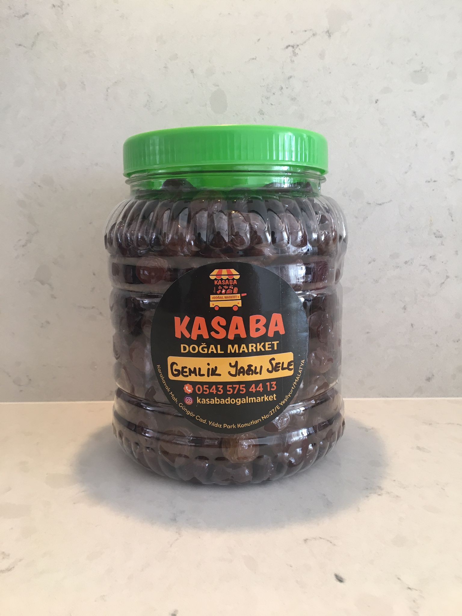 Gemlik Sele Siyah Zeytin 1.5 kg