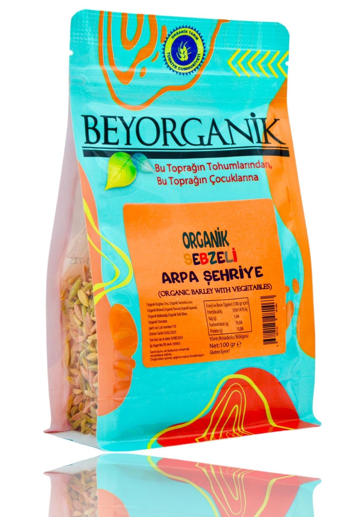 Beyorganik Organik Sebzeli Arpa Şehriye 100 gr